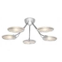 137.54.5 Notes люстра потолочная хром 5*Е14 60W Silver Light