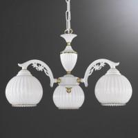 L9600/3 BIANCO OPACO VETRO BIANCO Люстра