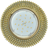 Светильник GX 53H4 5362 Экола Glass круг с прозр.стразами 40*120 зерк/золото(FG53RGECB) Светильник GX 53H4 5362 Экола Glass круг с прозр.стразами 40*120 зерк/золото(FG53RGECB)