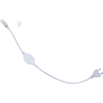 Сетевой шнур для ленты светодиод. 220В-3528 1500W IP68 (H1215KESB)