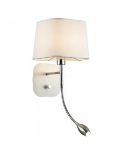 1687-2W настенный светильник Е14 1*40W+1*LED*1W 1687-2W настенный светильник Е14 1*40W+1*LED*1W