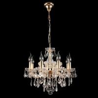 INES SP8 GOLD/TRANSPARENT (CRYSTAL LUX) Люстра INES SP8 GOLD/TRANSPARENT (CRYSTAL LUX) Люстра