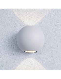 1566 TECHNO LED 10W 3000K светильник садово-парковый IP54 DIVER белый