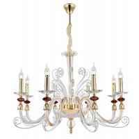 CATARINA SP8 GOLD/TRANSPARENT -COGNAC(CRYSTAL LUX) Люстра