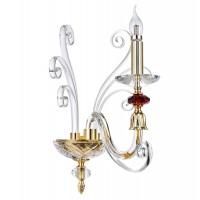 CATARINA AP1 GOLD/TRANSPARENT -COGNAC(CRYSTAL LUX) Бра