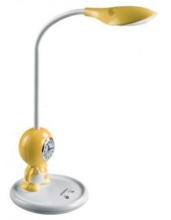 SL-TL320 настольные лампы SUPRA (yellow, на подставке, сенсорное управление, часы, 15 светодиодов, 5