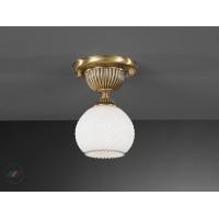 PL8600/1 BR.ARTE VETRO BIANCO Потолочный светильник