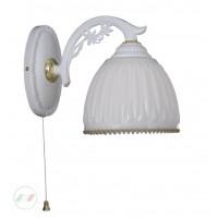 A9601/1 BIANCO OPACO VETRO BIANCO Бра