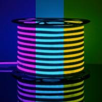 Гибкий неон LS001  RGB  12W 220V IP67 80Led 5050 односторонний(50м), LED лента