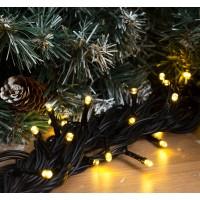 Гирлянда LED НИТЬ 10м, 3W тепл.белый мерцание LED-100-220V уличная (3584089)
