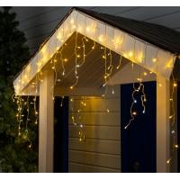 Гирлянда LED Бахрома 3*0,6м, тепл.белый мерцание, 3W, LED-160/50-220V уличная (4356983) Гирлянда LED Бахрома 3*0,6м, тепл.белый мерцание, 3W, LED-160/50-220V уличная (4356983)