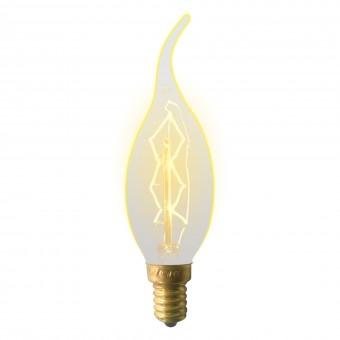 Лампа декор.свеча на ветру Е14 60вт CW35/Golden/ZW01/Vintage, лампочка