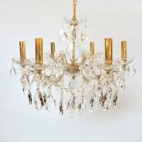H/GRK/1609-19/D55 L6 gold clear Люстра