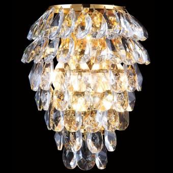 CHARME AP2+2 LED GOLD/TRANSPARENT (CRYSTAL LUX) Бра