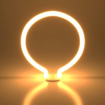 Лампа светодиод.LED 4W 220V E27 2700K round белый матовый Decor filament(BL156), лампочка