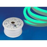 Гибкий неон ULS-N21 зеленый 8W 220V IP67 120Led 2835 односторонний(50м), LED лента