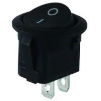 Переключатель клавишный MRS-101-3-B кругл. черн. 2 полож.1з TDM