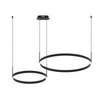 08219,19PA Подвес Top черный w90*60(d40*60) h110 Led 60W(4000K)