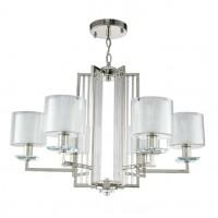 NICOLAS SP-PL6 NICKEL/WHITE (CRYSTAL LUX) Люстра