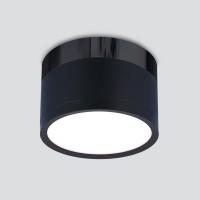 Светильник светодиод.DLR029 10W 4200К черный матовый/черный хром