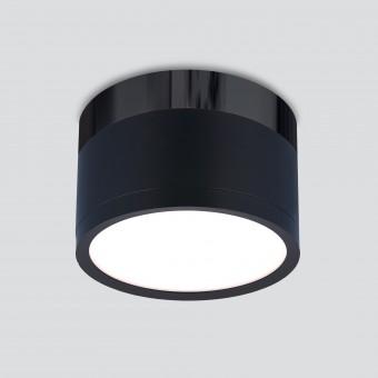 Светильник светодиод.DLR029 10W 4200К черный матовый/черный хром