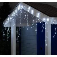 Гирлянда LED Бахрома 3*0,6м, белая нить,свечение белое, 3W, LED-160-220V уличная (1080174)
