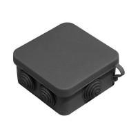 Коробка монтажная разветвит. КР2603-08 85*85*40 д/откр. уст. IP55 черная
