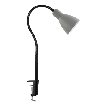 НТ-701 (GY серый (песок), настольный светильник на струбцине, ARTSTYLE, металлический, Е27, 60Вт)