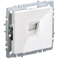 РК10-БрБ Розетка комп. RJ45 кат.5е BRITE (бел)