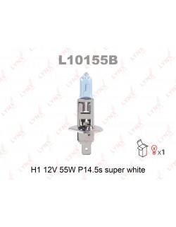 Лампа H1 55W 12V P14.5S SUPER WHITE (аналог 64150CB) LYNXauto, лампочка