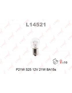Лампа P21W 12V BA15S (аналог 7506) LYNXauto, лампочка