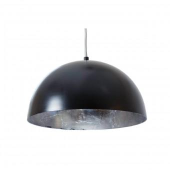 Подвесной светильник Dome Royal S2 12 34, металл/черный/серебро поталь, D50/H20, 1*E27 60W
