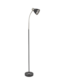 MT2018 (Черный.Напольный светильник (Торшер), сменная лампа,60Вт,Е27)