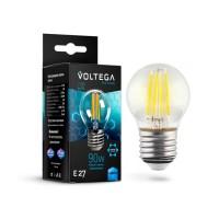 Лампа светодиод. G45 LED 9W 230V E27 4000К 360гр филамент шар Crystal Graphene (7139), лампочка Лампа светодиод. G45 LED 9W 230V E27 4000К 360гр филамент шар Crystal Graphene (7139), лампочка
