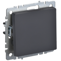 ВС10-1-0-БрГ Выключатель 1кл 10А BRITE (граф) soft touch ВС10-1-0-БрГ Выключатель 1кл 10А BRITE (граф) soft touch