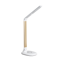 UL613 (белый/золото. Cветильник настольный 9Вт LED с функ.ночника,регул.темп.света и ур.яркости)