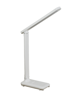 UL609 (белый. Светильник настольный 9Вт LED со встр. аккумулятором, регул. уровня яркости и температ
