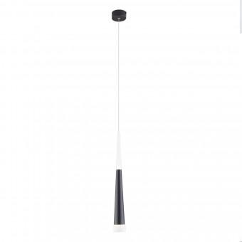 Светильник светодиод.DLR038 7+1W 4200К черный матовый подвесной