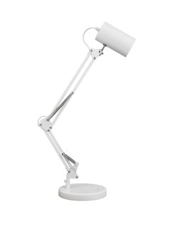 МТ2016 (белый. Настольный светильник на основании 60 Вт, 220В, Е27.)