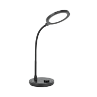 UL612 (черный. Светильник настольный 16Вт LED с зеркалом и с регул. уровня яркости)