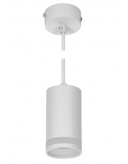 Светильник 4007 GU10 max 50W, подвесной белый IEK