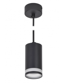 Светильник 4007 GU10 max 50W, подвесной черный IEK