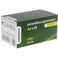 Батарейка щелоч. Alkaline LR06/AA 1.5V (28шт/бокс) GENERICA