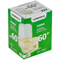Светильник НПБ450-7 для сауны настенный мрамор IP54 60Вт GENERICA