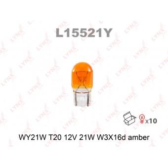 Лампа WY21W 12V W3X16D (аналог 7504) LYNXauto, лампочка