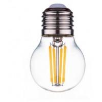Лампа светодиод. G45 LED 7W 230V E27 2700К 360гр филамент шар прозр. 68*45(N7PW70ELC) Premium, лампочка Лампа светодиод. G45 LED 7W 230V E27 2700К 360гр филамент шар прозр. 68*45(N7PW70ELC) Premium, лампочка