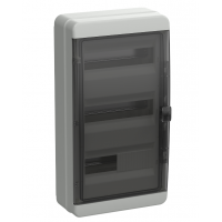 Корпус КМПн-36 IP65 560*300*153 модульный пласт. черн. прозр. дверь TEKFOR Корпус КМПн-36 IP65 560*300*153 модульный пласт. черн. прозр. дверь TEKFOR