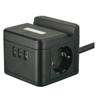 Удлинитель S-GCD 2 места 2Р+РЕ/3xUSB(по 2,4А) 1.5м,16А/220В, 3x1,5мм2 с держ/тел.,выкл.,черный Удлинитель S-GCD 2 места 2Р+РЕ/3xUSB(по 2,4А) 1.5м,16А/220В, 3x1,5мм2 с держ/тел.,выкл.,черный