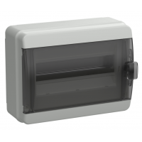 Корпус КМПн-12 IP65  230*300*137 модульный пласт. черн.прозр.дверь TEKFOR