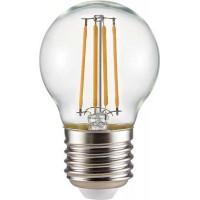 Лампа светодиод. G45 LED 7W 230V E27 4000К 360гр филамент шар прозр. 68*45(N7PV70ELC) Premium, лампочка Лампа светодиод. G45 LED 7W 230V E27 4000К 360гр филамент шар прозр. 68*45(N7PV70ELC) Premium, лампочка
